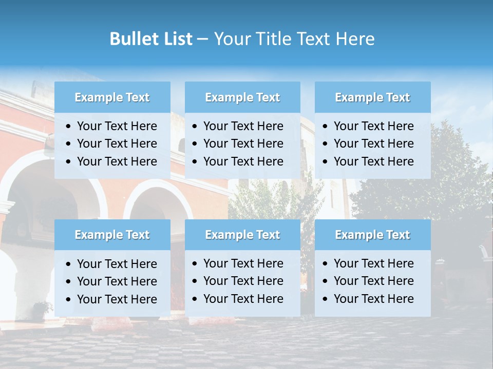 Row Arch Religion PowerPoint Template