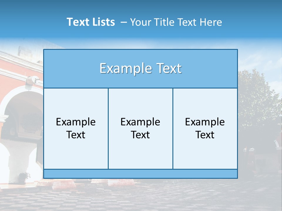 Row Arch Religion PowerPoint Template