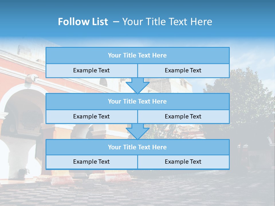 Row Arch Religion PowerPoint Template