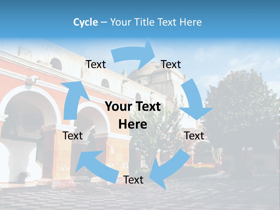 Row Arch Religion PowerPoint Template