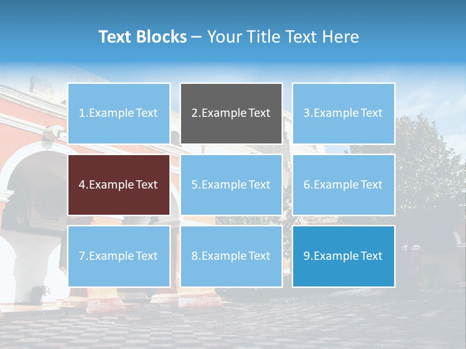 Row Arch Religion PowerPoint Template