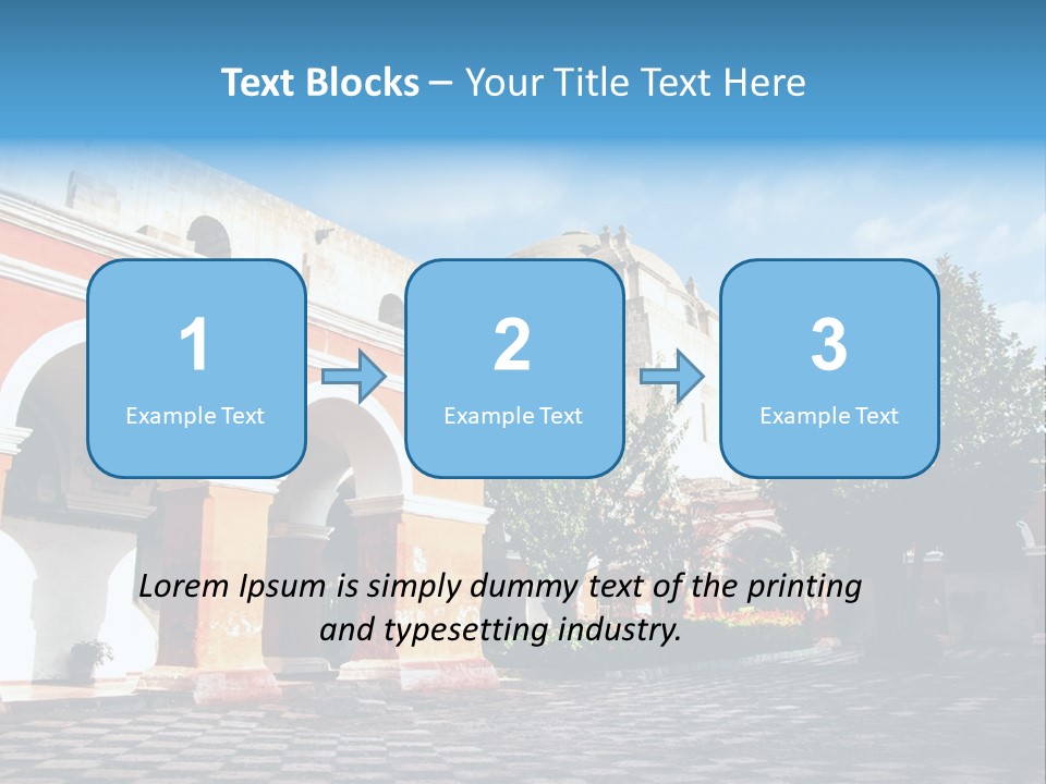 Row Arch Religion PowerPoint Template