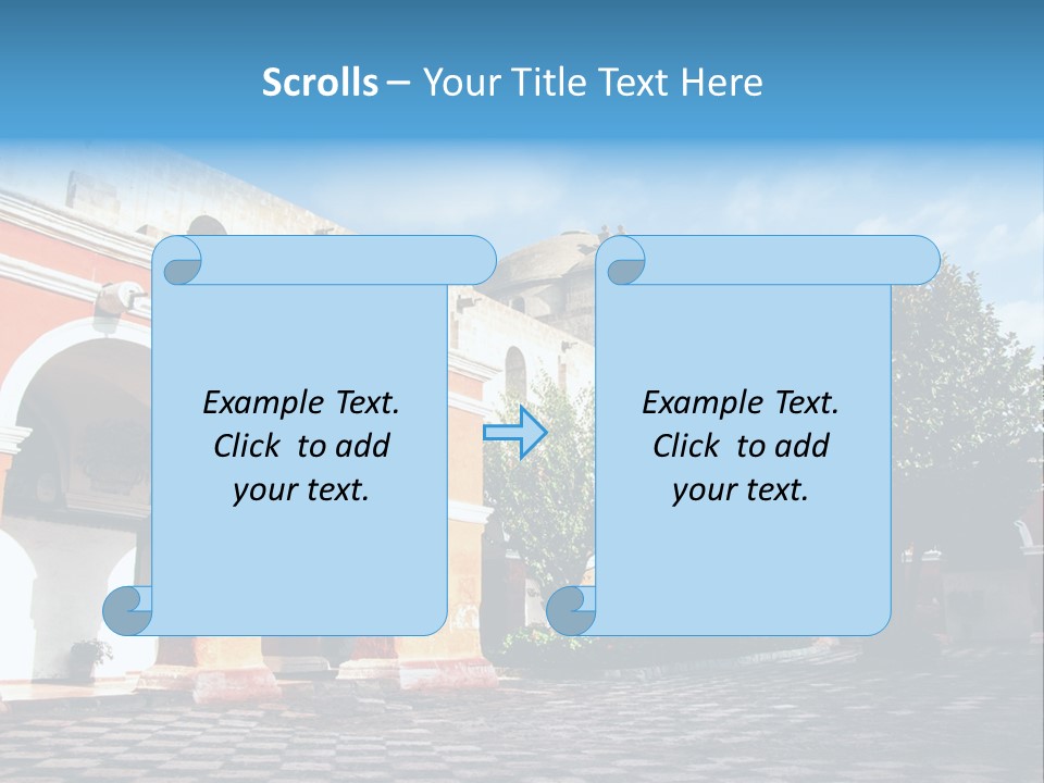 Row Arch Religion PowerPoint Template