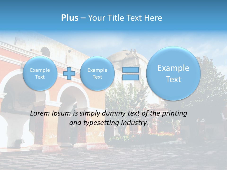 Row Arch Religion PowerPoint Template