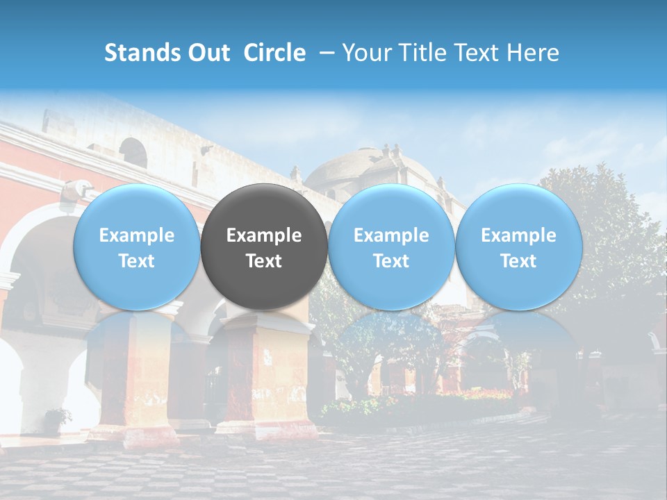 Row Arch Religion PowerPoint Template