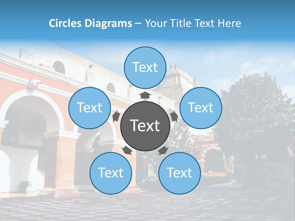 Row Arch Religion PowerPoint Template