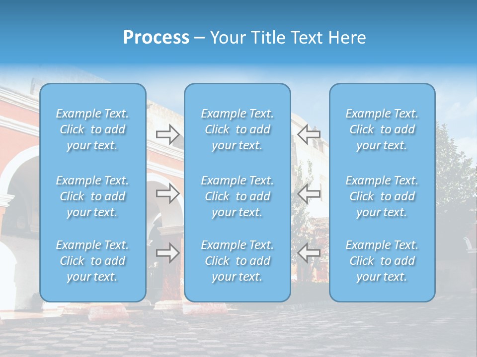 Row Arch Religion PowerPoint Template