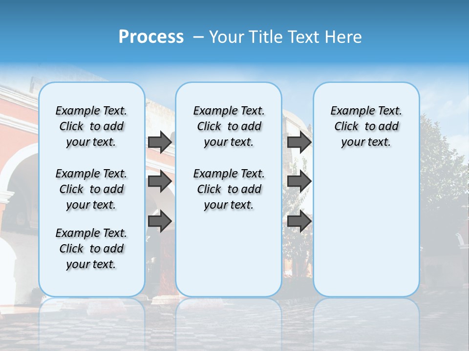 Row Arch Religion PowerPoint Template