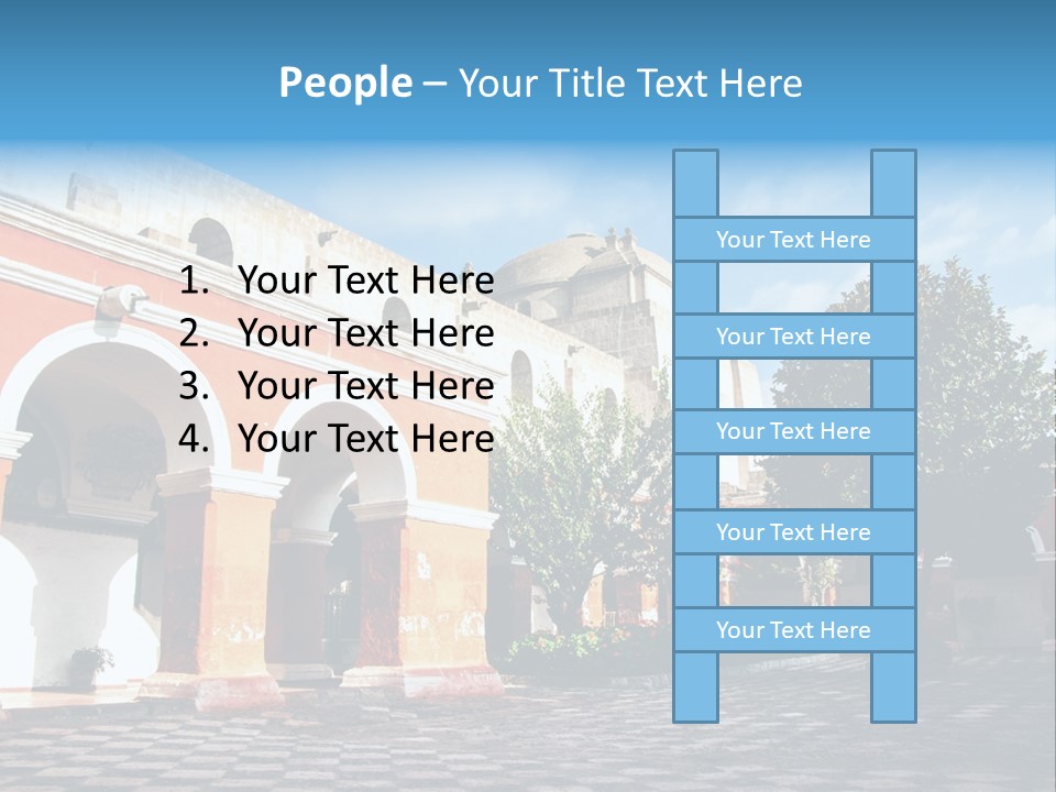 Row Arch Religion PowerPoint Template