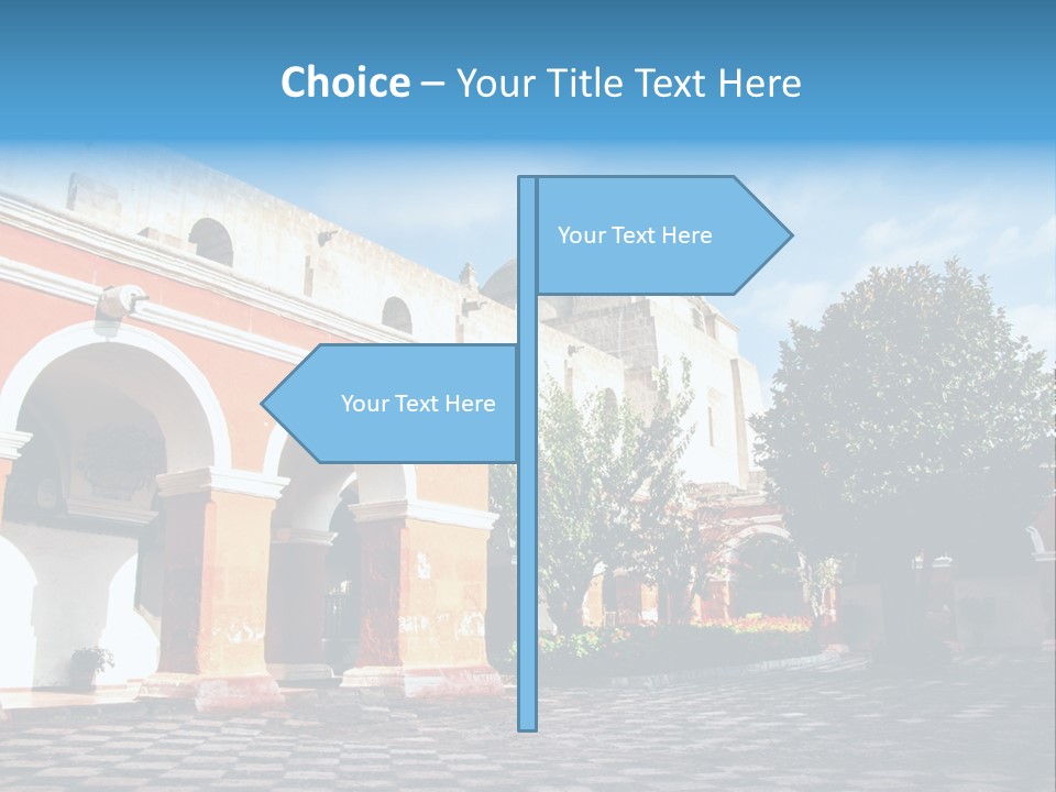 Row Arch Religion PowerPoint Template