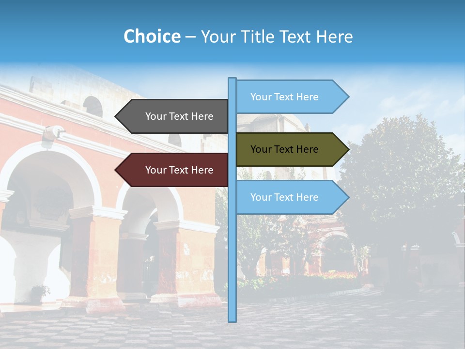 Row Arch Religion PowerPoint Template
