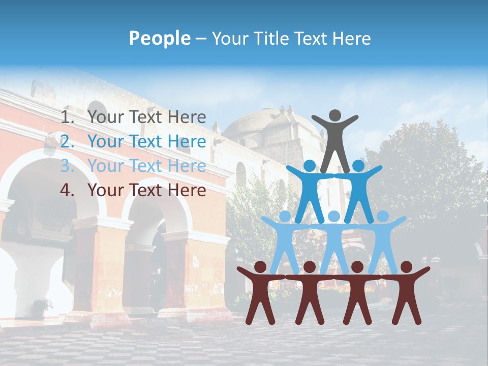Row Arch Religion PowerPoint Template
