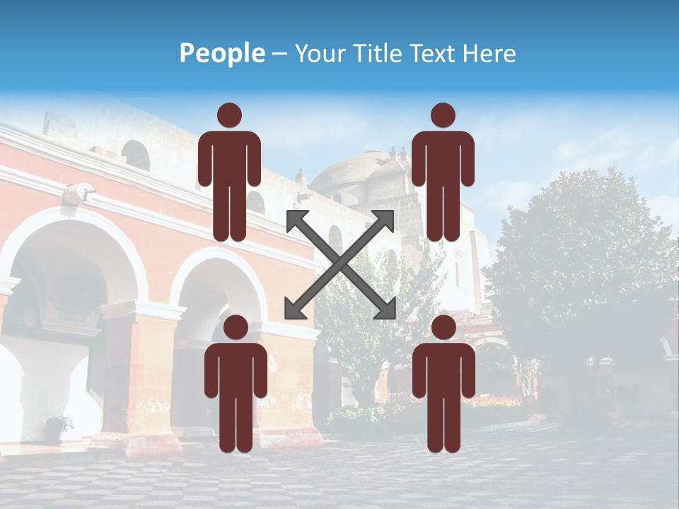 Row Arch Religion PowerPoint Template