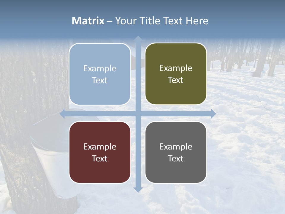 Aluminum Wood Bark PowerPoint Template