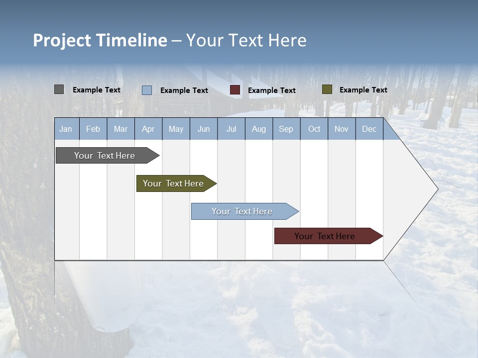 Aluminum Wood Bark PowerPoint Template