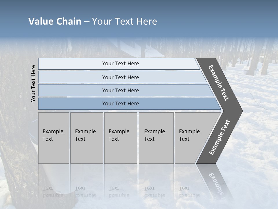 Aluminum Wood Bark PowerPoint Template
