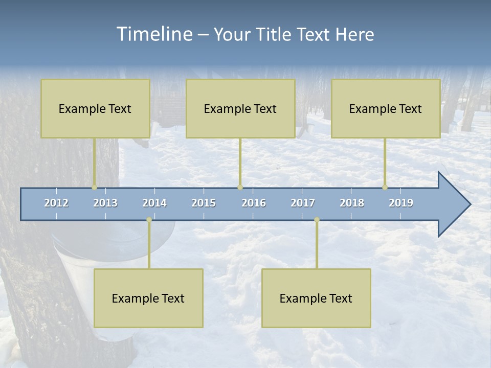Aluminum Wood Bark PowerPoint Template