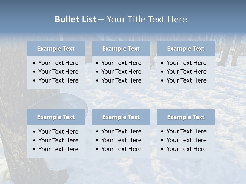 Aluminum Wood Bark PowerPoint Template