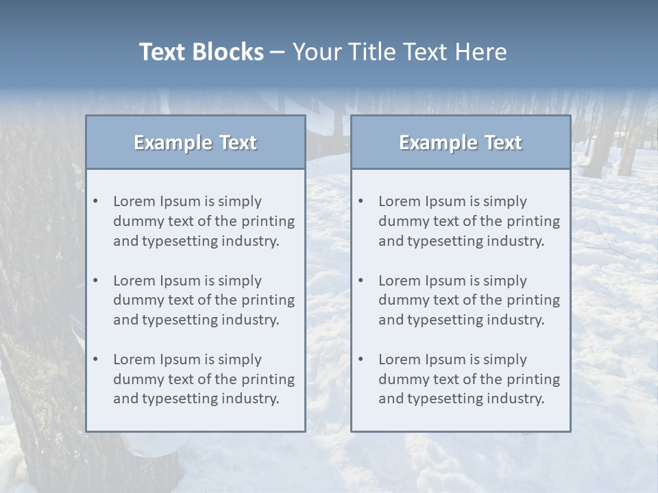 Aluminum Wood Bark PowerPoint Template