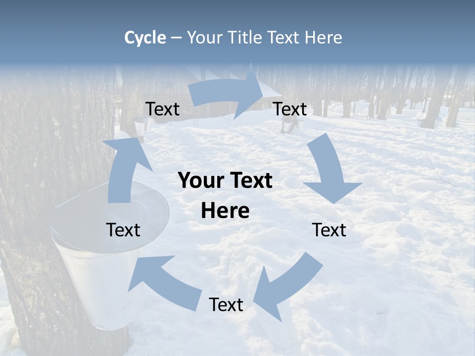 Aluminum Wood Bark PowerPoint Template