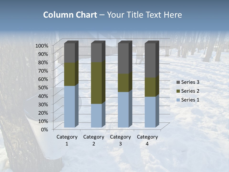 Aluminum Wood Bark PowerPoint Template