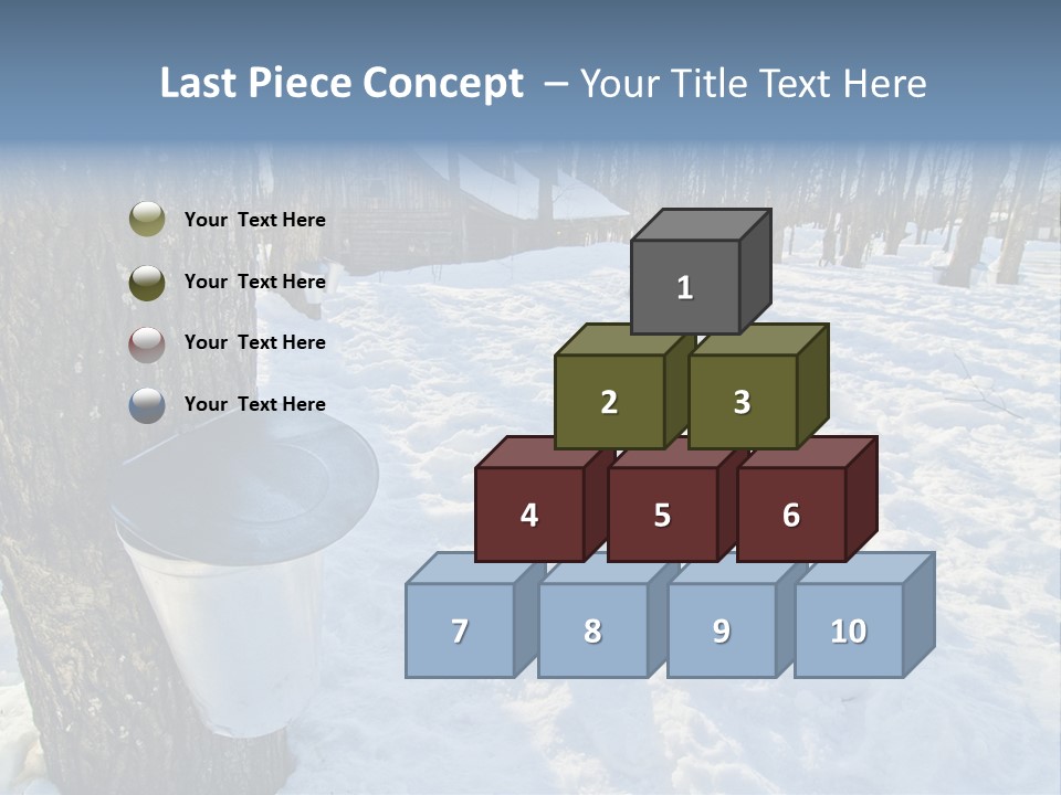 Aluminum Wood Bark PowerPoint Template