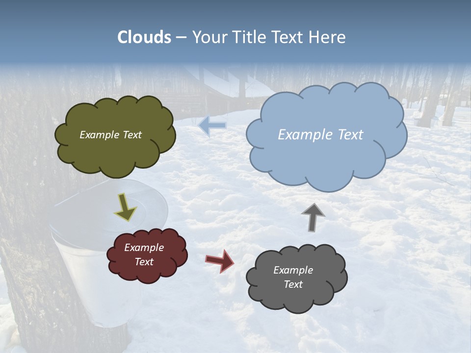 Aluminum Wood Bark PowerPoint Template