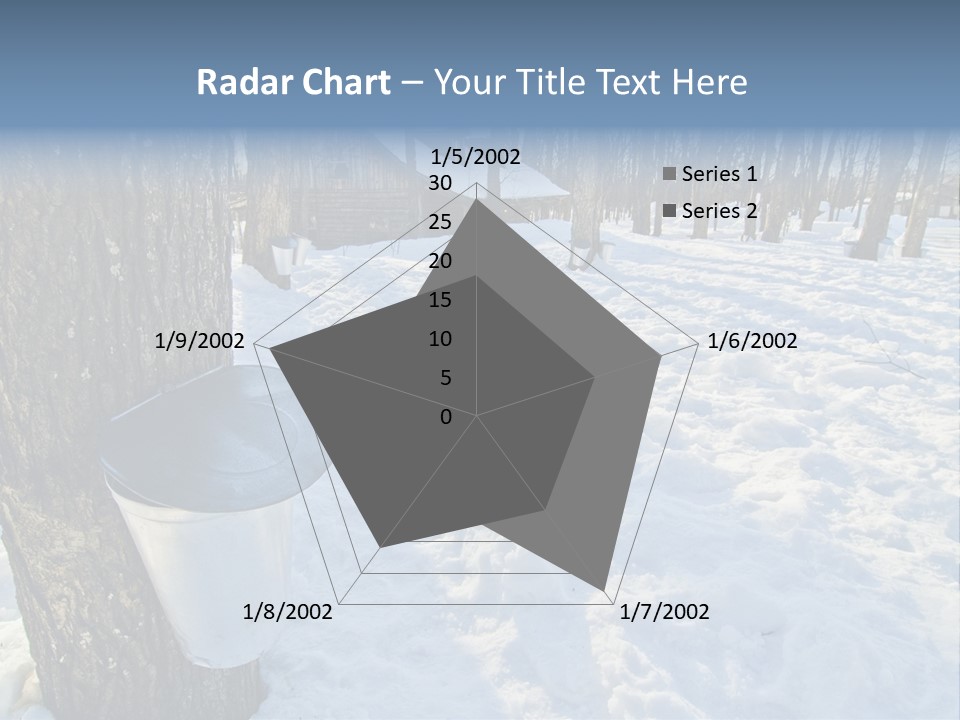 Aluminum Wood Bark PowerPoint Template