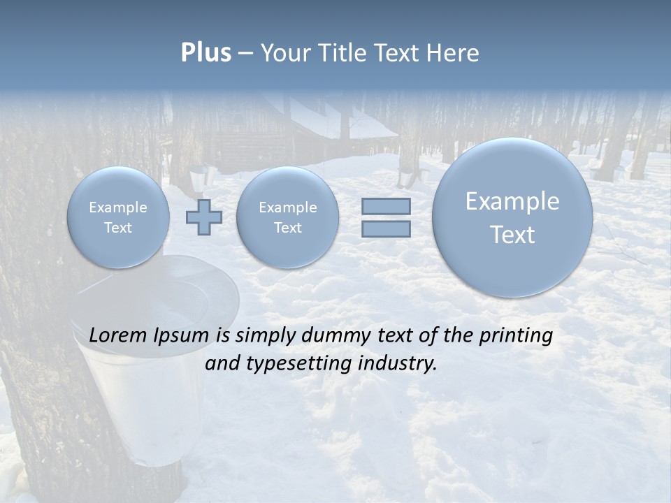 Aluminum Wood Bark PowerPoint Template