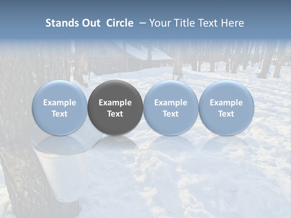 Aluminum Wood Bark PowerPoint Template