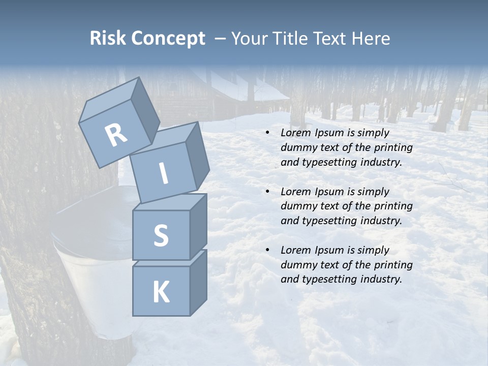 Aluminum Wood Bark PowerPoint Template