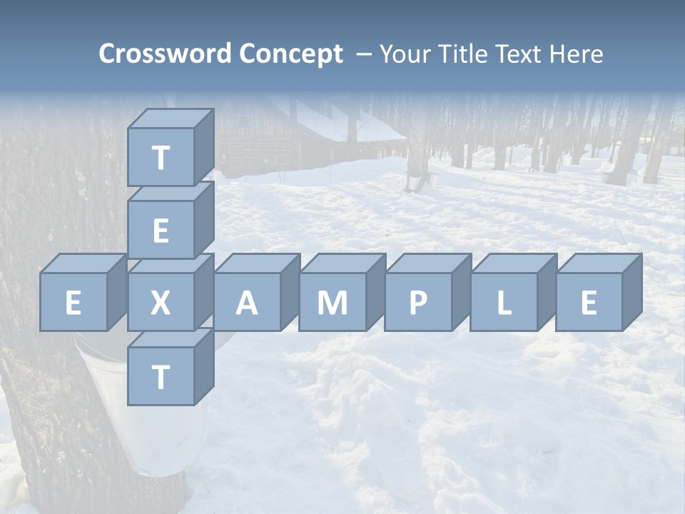 Aluminum Wood Bark PowerPoint Template