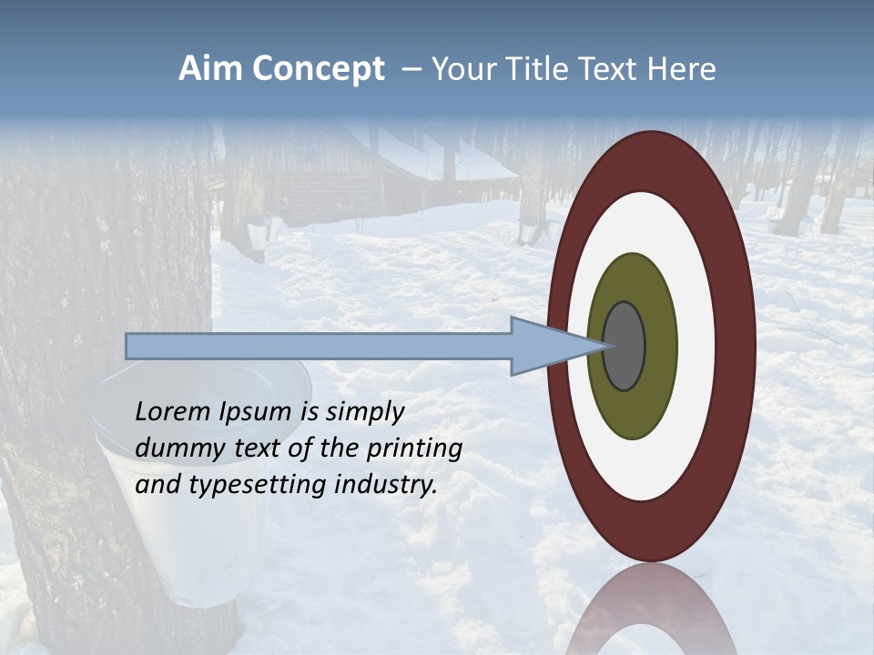 Aluminum Wood Bark PowerPoint Template