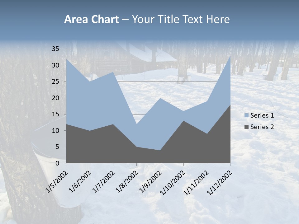 Aluminum Wood Bark PowerPoint Template