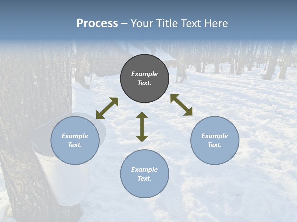 Aluminum Wood Bark PowerPoint Template