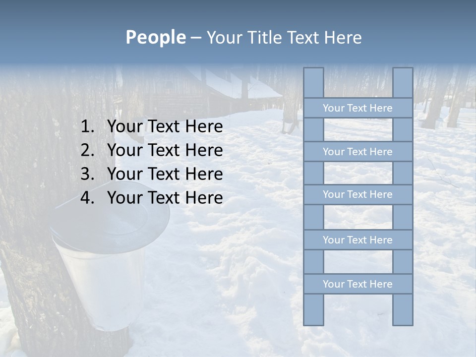 Aluminum Wood Bark PowerPoint Template