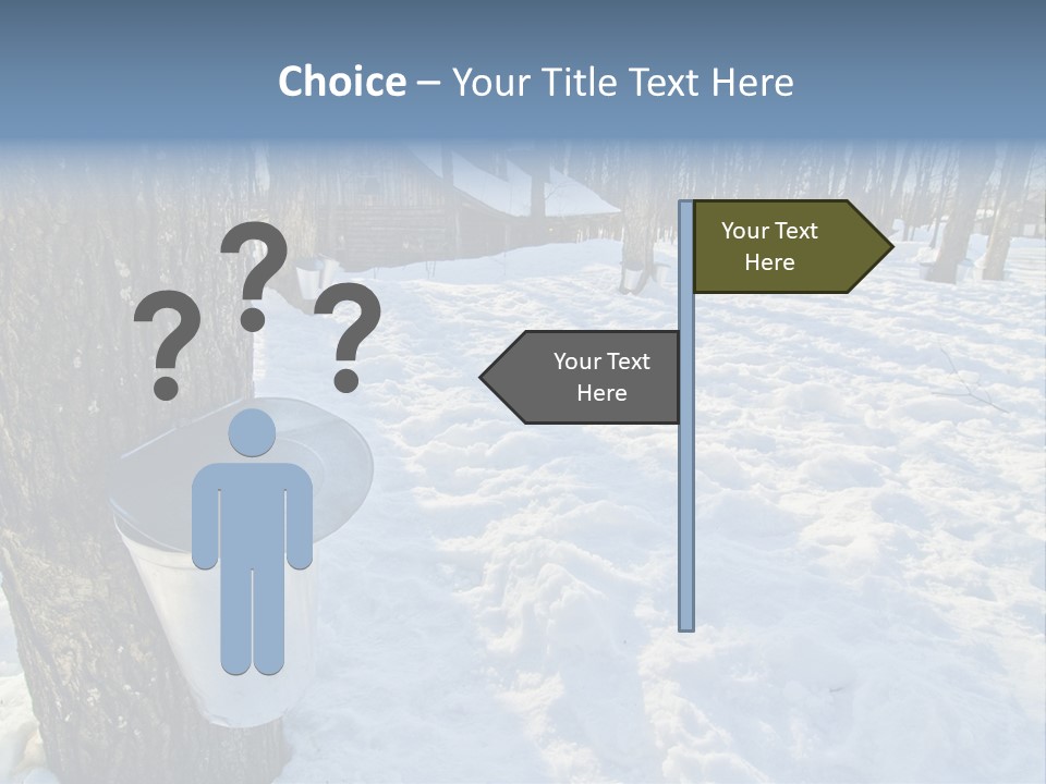 Aluminum Wood Bark PowerPoint Template