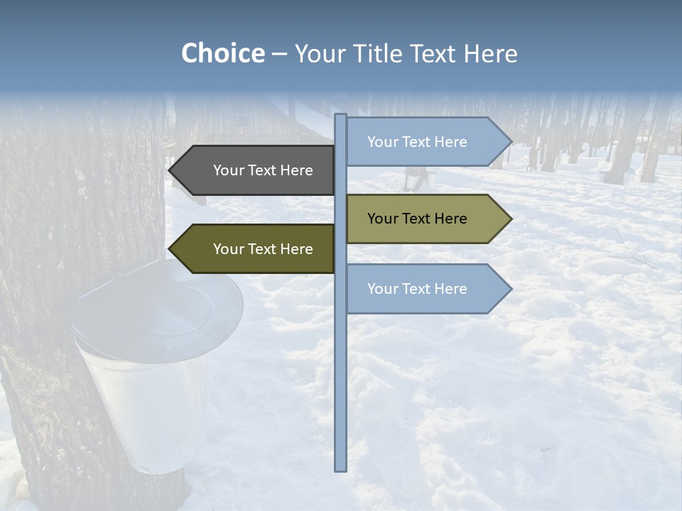 Aluminum Wood Bark PowerPoint Template