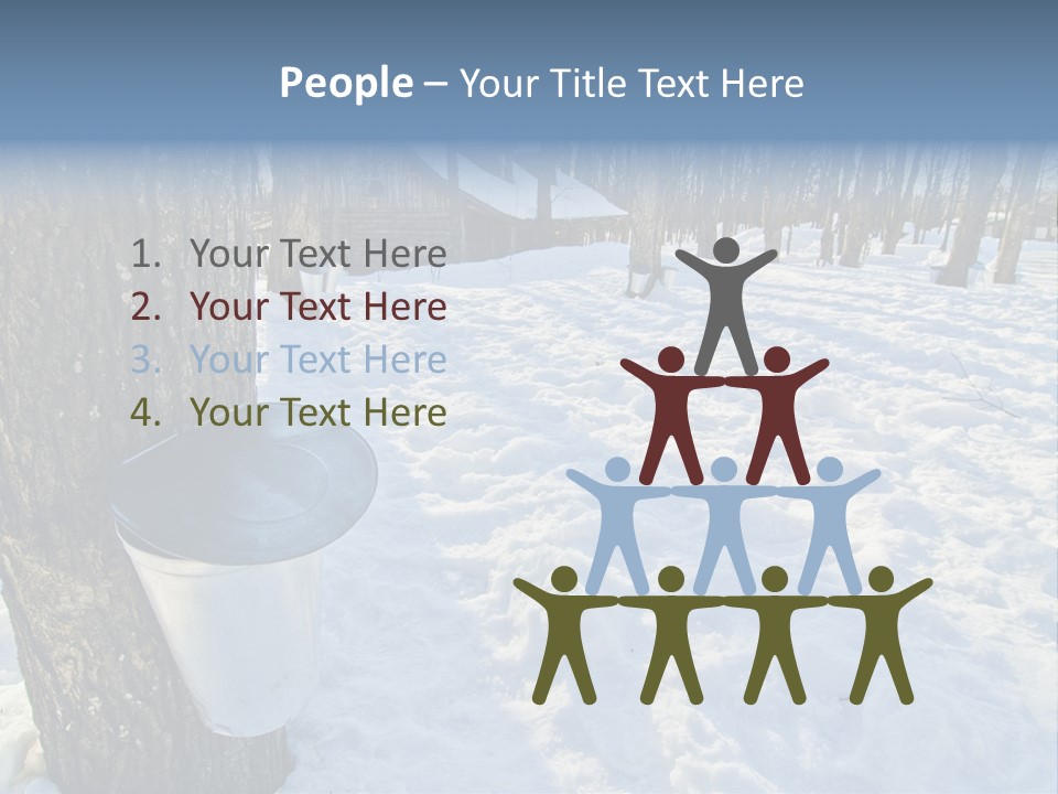 Aluminum Wood Bark PowerPoint Template