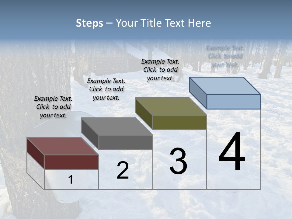 Aluminum Wood Bark PowerPoint Template