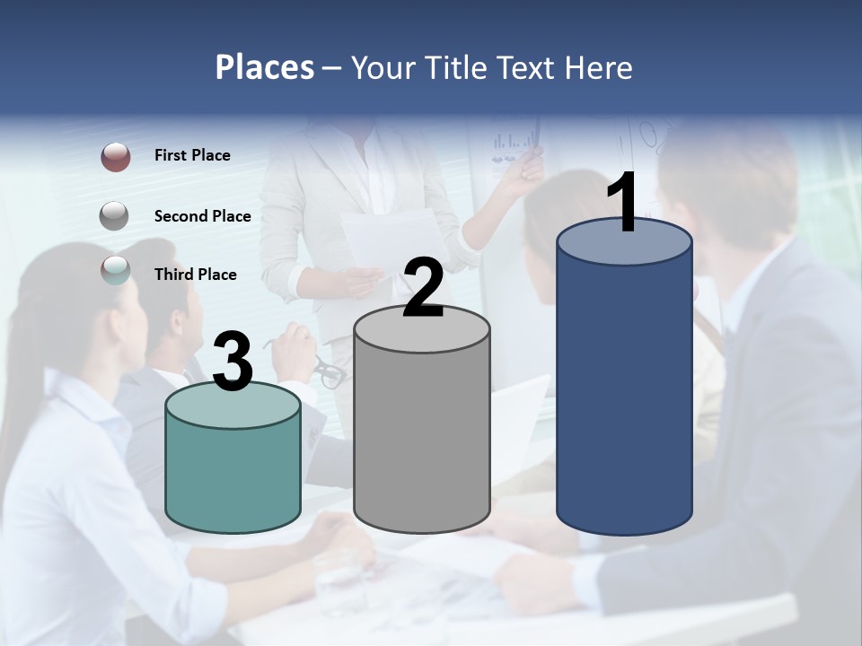 Group Of Objects White Background Tenderloin PowerPoint Template