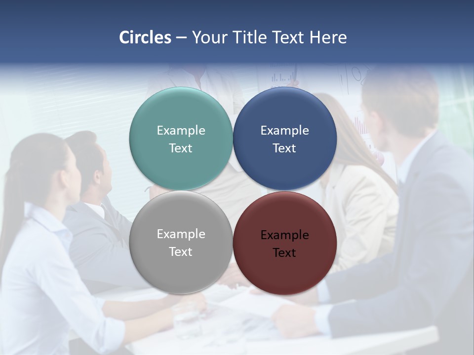 Group Of Objects White Background Tenderloin PowerPoint Template