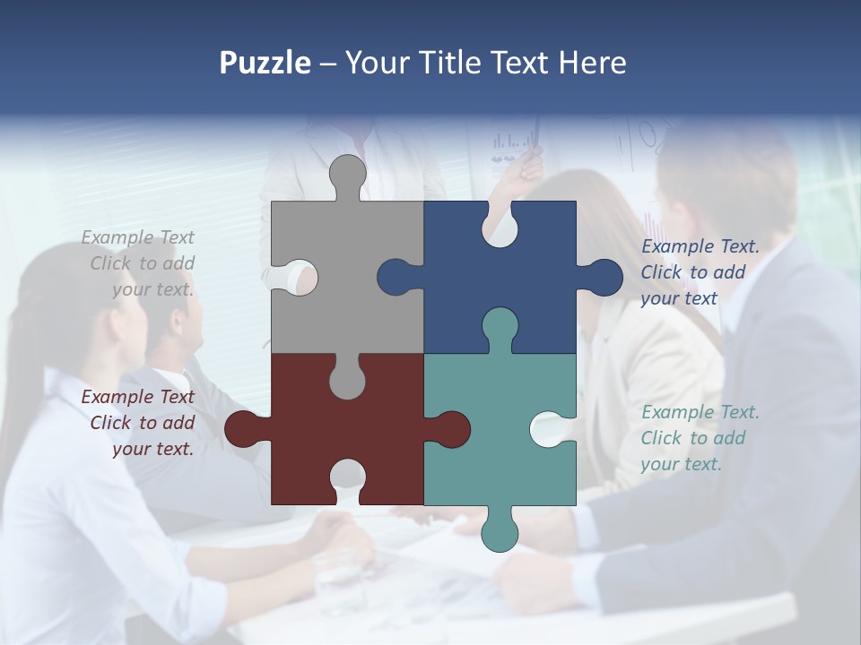 Group Of Objects White Background Tenderloin PowerPoint Template