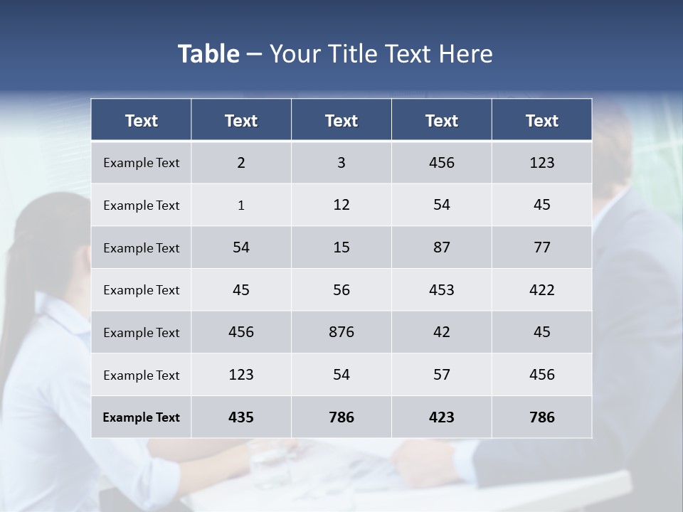 Group Of Objects White Background Tenderloin PowerPoint Template