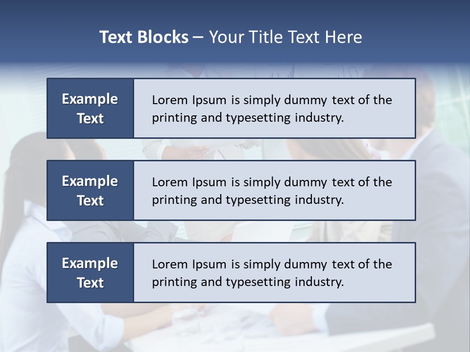 Group Of Objects White Background Tenderloin PowerPoint Template