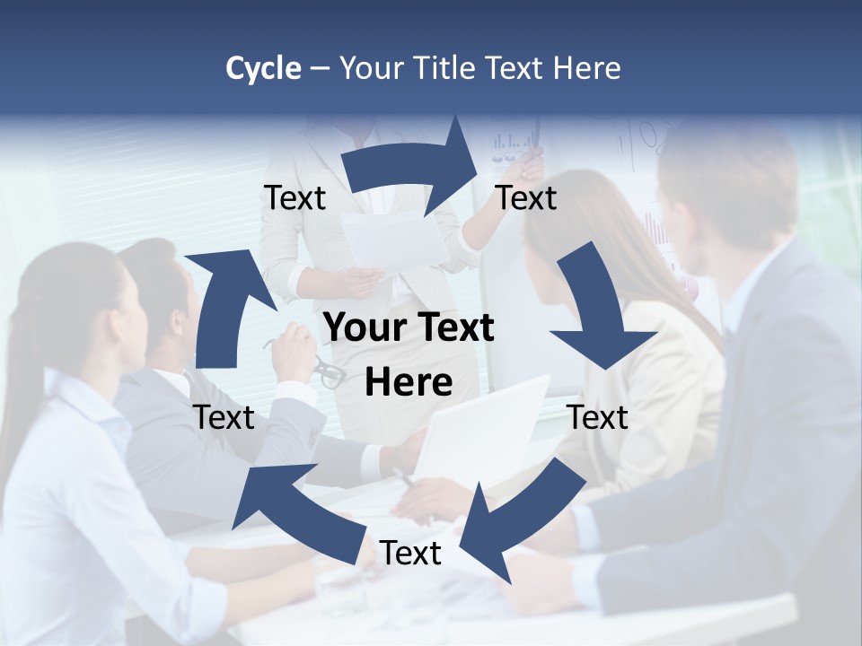 Group Of Objects White Background Tenderloin PowerPoint Template