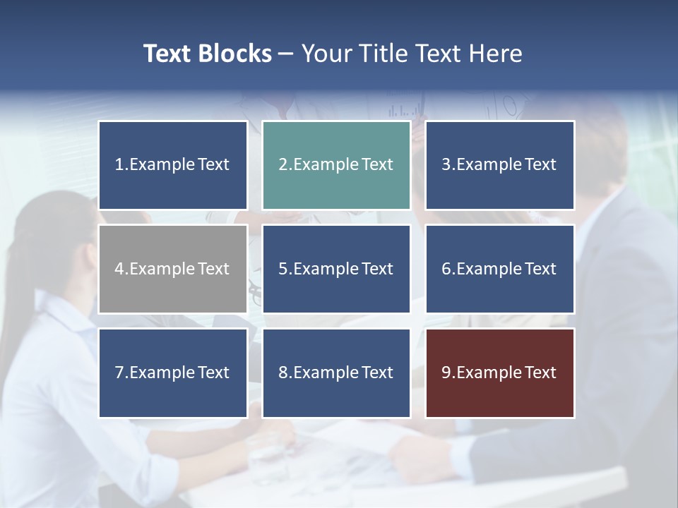 Group Of Objects White Background Tenderloin PowerPoint Template