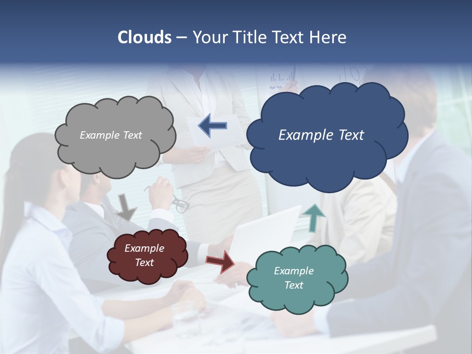 Group Of Objects White Background Tenderloin PowerPoint Template