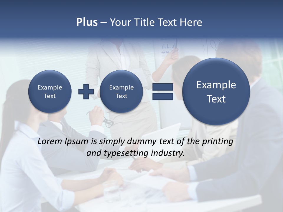 Group Of Objects White Background Tenderloin PowerPoint Template