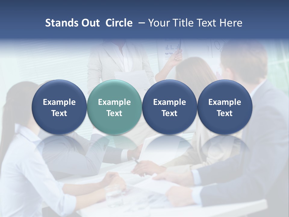 Group Of Objects White Background Tenderloin PowerPoint Template